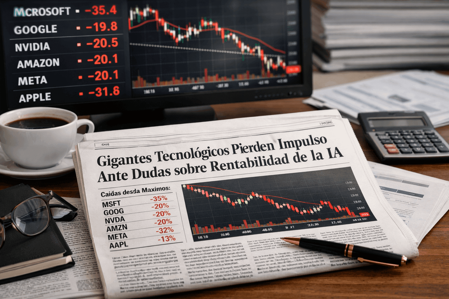 Las grandes tecnológicas pierden el liderazgo