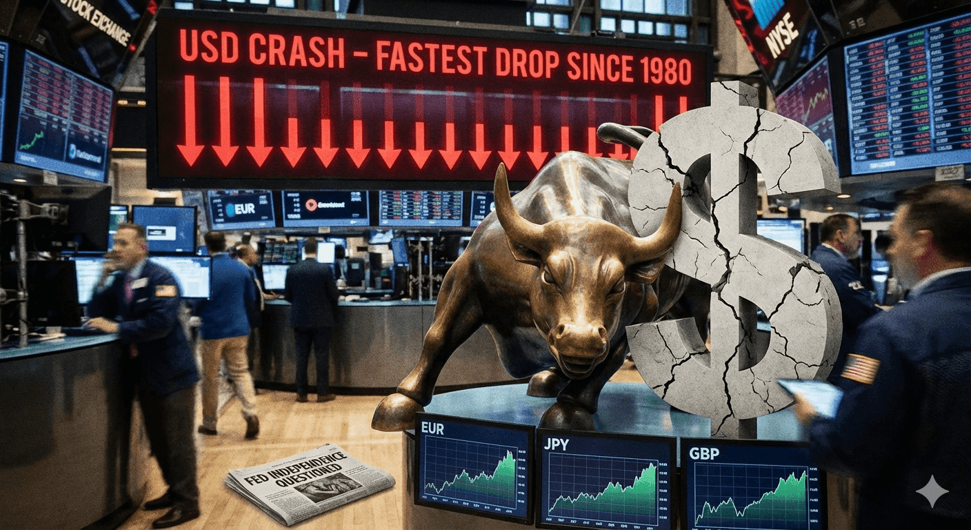 El "billete verde" se desmorona