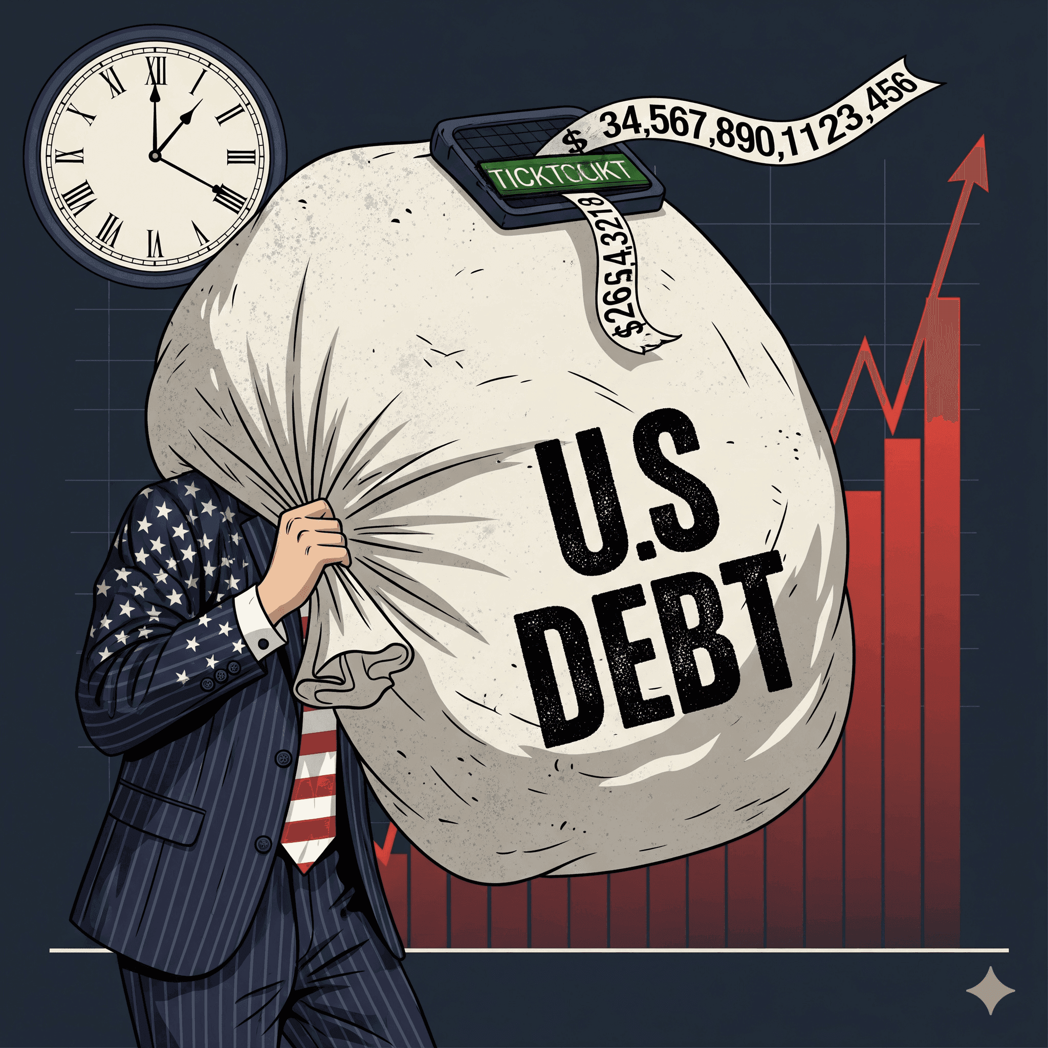 La Bomba de Relojería de la Deuda de EE. UU. y el Pánico Silencioso del Mercado